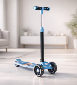 Lifelong Kids Foldable LED Scooter (50 kg capacity)