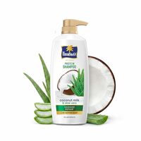 Parachute Advansed Protein Shampoo | with Coconut Milk and Aloe Vera | For up to 100% Damage Repair & up to 3X Softer Hair | Protein Lock Technology | Paraben-Free | For Men & Women | 1.2L


