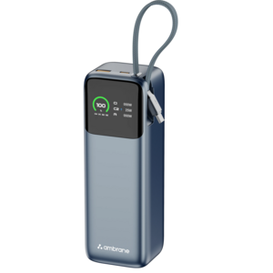 Powerlit Ultra 240 27000mAh Laptop/Macbook Charging Power Bank with In-Built Type C Cable