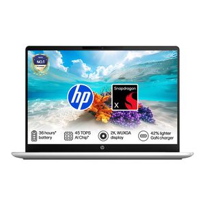 HP Omnibook 3, Snapdragon X Processor, 45 TOPS (16GB LPDDR5x, 512GB SSD)