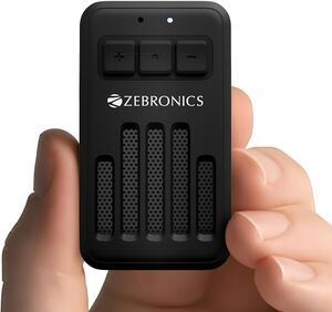 ZEBRONICS Clipper, 4 Watts, Wearable Bluetooth Speaker with Mic
