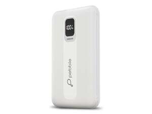 Pebble Rapid Air 22W Fast Charging 10000 mAh Power Bank - White