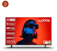 Wobble 138.7 cm (55 inches) K Series 4K UHD Smart Goggle LED TV WB55UDAGU2875D25 