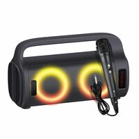 Artis SoundMax 400 Wireless Bluetooth Speaker with USB, FM, Micro TF Card, Aux in, Wired Mic with Supporting Grab Handle (Black) (18 W RMS Output)

