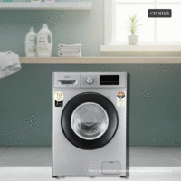 Croma 7 kg 5 Star Inverter Fully Automatic Front Load Washing Machine (2025 Model, Built in heater, Silver Grey) Midnight deal extra 2000rs off