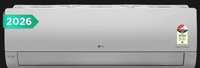 LG 6 in 1 Convertible 2 Ton 3 Star Dual Inverter Split Smart AC with Smart Dehumidification (2026 Model, Copper Condenser, AS-Q24ENXE.ANLG)