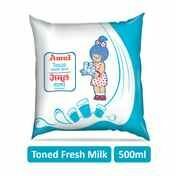Amul Taaza Toned Fresh Milk | Pouch