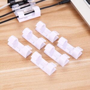 Plastic Cable Clips – Strong Adhesive Wire Organizer
