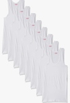 Rupa Jon Sleeveless Vest for Men, 100% Cotton Material, Round Neck, Pack of 9