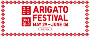 Uniqlo Arigato Festival - Upto 40% Off