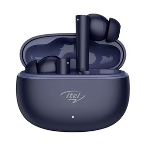 itel Buds Ace 2 TWS Earbuds - Quad Mic ENC, 13mm Bass Boost Drivers (Blue)