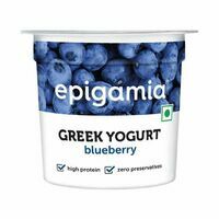 Zepto : Epigamia Greek yoghurt blueberry combo pack of 3 