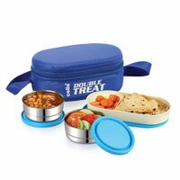 Cello Double Treat set of 3 pcs lunch box 