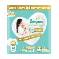 Pampers Premium Care Pant Style Baby Diapers, Newborn/X-Small (NB/XS), 70 Count