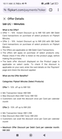 Flipkart minutes x sbi debit card 10% instant discount offer