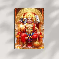 Metal Print Magnet Attachment God Photo Gift | Premium HD Printed Decorative Magnet Frame
