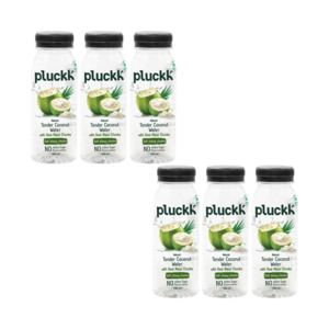 Instamart : Pluckk Tender Coconut Water with Malai Chunks Pack of 6