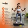 SAPORO VibeX Vibration Plate Exercise & Massage Machine with Remote, Calorie Burning Weight Loss Platform for Home & Gym, Muscle Toning, Fat Burn Massager