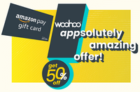 Flat 50% discount rs.5 on Amazon pay gift card