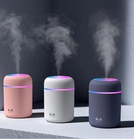 300ml Essential Oil Diffuser & Humidifier – Ultrasonic Cool Mist with Quiet Operation, LED Lights – Aromatherapy Air Freshener for Home, Office, Car(Colours May Vary)