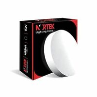 Nortek KRSNA 15W LED Surface Panel Light | Bright Panel Lights for Ceiling, Bedroom, Hall, Balcony | Warm White | Decorative Round Wall Panel | Fall Ceiling Light for Home & Office | Pack of 1