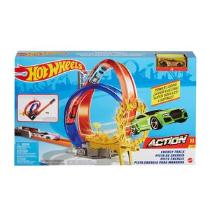 Hot Wheels® Energy Track™ Set with Double Loop, Ring of Fire and 1 Vehicle