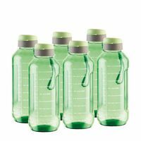 ATTRO Ultra Pro Motivational 1.5-Liter BPA-Free Water Bottle with Leak-Proof Flip-Top Cap, Nylon Strap and Stylish Color for Daily Hydration- Mint Green-Set Of 6 @322