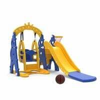 SOLIMO 3-in-1 Garden castle SLIDE AND Indoor & outdoor SWING