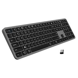 ZEBRONICS K5002MW Slim Wireless Keyboard with in-Built Battery