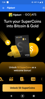 Free 50 supercoin for signup GoSats x Flipkart 