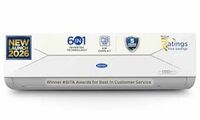 Carrier 1 Ton 3 Star,New Star rated, Flexicool Inverter Split AC (Copper, Convertible 6-in-1 with Smart Energy Display, Insta Cool, Auto Clean, PM 2.5 Filter, ESTER EDGE Gxi-CAI12EE3R36F0, White

