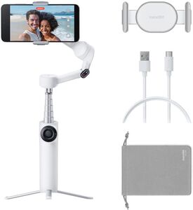 ₹3000 coupon: Insta360 Flow 2 Standard Bundle 3 Axis Gimbal for Mobile (130-300GM) @5386