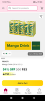 mango frooti 50% off