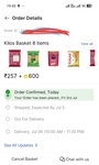use  100 % supercoin to order grocery products (user specific)