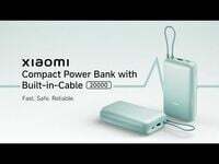 Mi 20000 mAh 22.5 W Compact Pocket Size Power Bank (Luxe Green, Lithium Polymer, Fast Charging for Mobile, Earbuds, Smartwatch, Tablet)