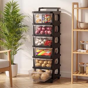 [Apply 10% Coupon] PrettyKrafts 6 Layer Storage Drawer with Wheels