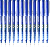 Pilot V7 Pen - Blue Body, Blue Ink, Pack of 12