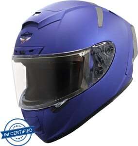 Steelbird SA-2 Aeronautics Motorbike Helmet (Mat Y.Blue)
