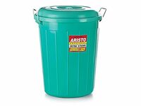 ARISTO Multipurpose Plastic Storage Bucket 50 Litre (Green), (45(D) x 53 CM)