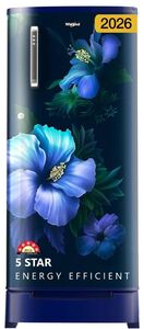 Whirlpool 184 L 5 Star Direct-Cool Single Door Refrigerator with Intellisense Inverter Compressor (205 WDE ROY 5S Inv SAPPHIRE SPRING-Y, Blue, 2026 Model)