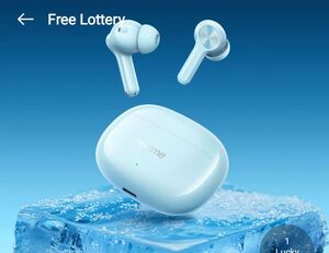 Free Realme T200x (lottery )
