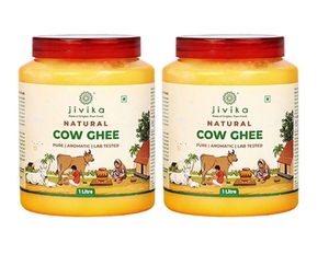 CRED Store Deal of the Day: Jivika Organics Cow Ghee (1L × 2) at ₹1,049 (62% OFF) + Free Delivery