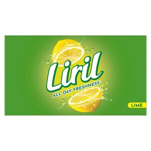 Liril Lime Bathing Bar | Feel the Citrus Burst of Freshness | Pack of 6 (6 x 125g)