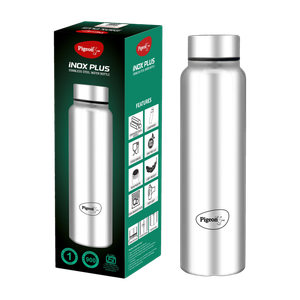 Pigeon Inox Plus 900 ml Stainless Steel Bottle (Pack of 1, Silver)