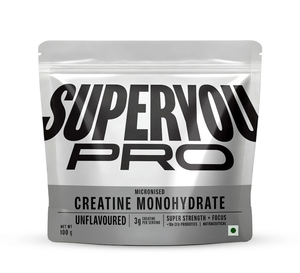 SuperYou Pro Creatine Monohydrate 100Gram 33 servings Unflavored