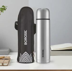 BOROSIL Hydra Thermo 500 ml Steel Flask