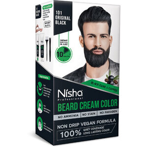 Nisha Beard Colour for Men (120gm) - Orginal Black