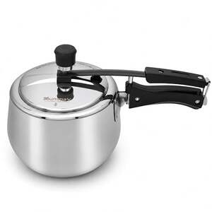 Mumma's LIFE Triply Stainless Steel Pressure Cooker 3 Litre (Inner Lid)