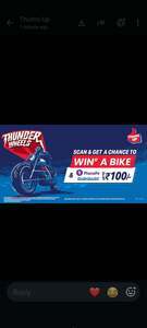 Thumsup Thunder wheels offer(win guaranteed phonepe gift card reward upto 100 Rs) 