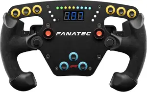 FANATEC Sim Racing ClubSport Steering Wheel F1 Esports V2 – Officially Licensed Formula 1 Product, Alcantara Grips, LED Display, Magnetic Paddles, Integrated Vibration Motors – PC : Amazon.in: Car & Motorbike